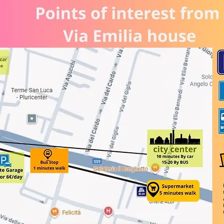 Via Emilia House - By Aydeshouse Appartement